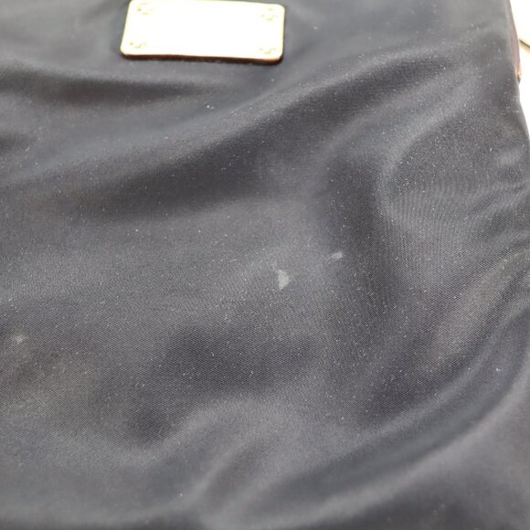 Kate Spade New York Kennedy Park Tess Crossbody Bag‎ Purse Black Nylon Leather - Picture 5 of 10